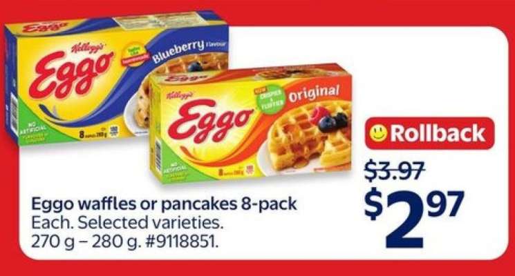 Eggo waffles or pancakes 8-pack