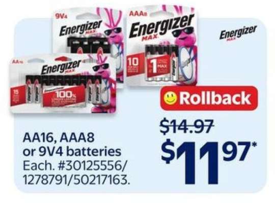 ENERGIZER MAX BATTERIES