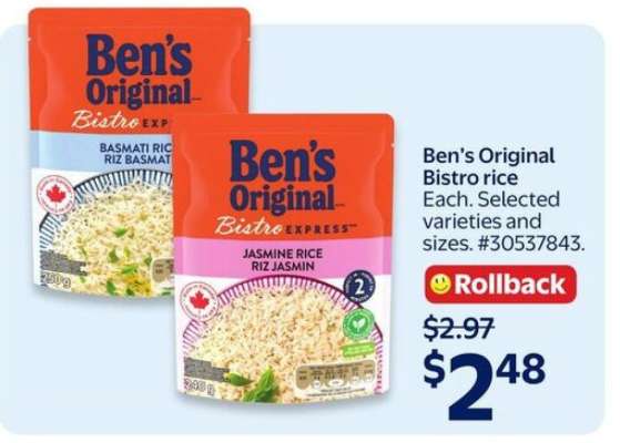 Ben’s Original Bistro rice