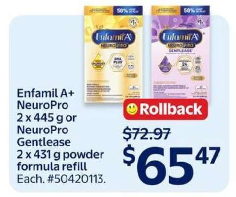 Enfamil A+ NeuroPro or NeuroPro Gentlease