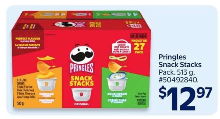 Pringles Snack Stacks