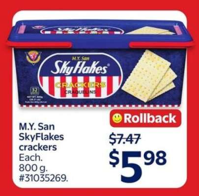 M.Y. San SkyFlakes Crackers