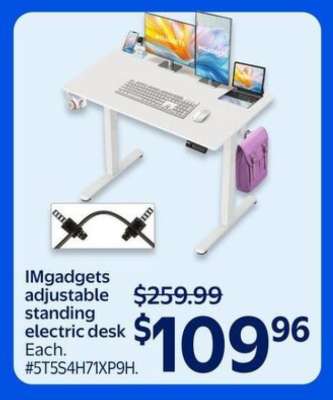 IMgadgets adjustable standing electric desk