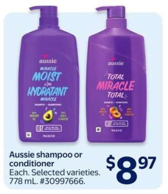 Aussie Shampoo or Conditioner