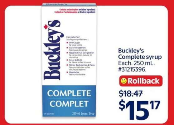 Buckley's Complete Syrup
