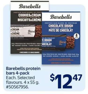 Barebells protein bars 4-pack
