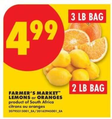 FARMER'S MARKET™ LEMONS or ORANGES