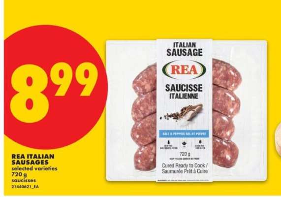 REA ITALIAN SAUSAGES