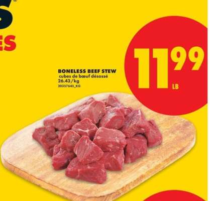 BONELESS BEEF STEW