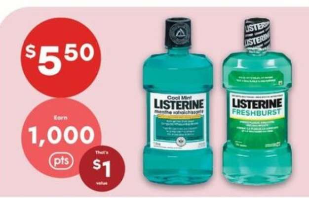 LISTERINE MOUTHWASH