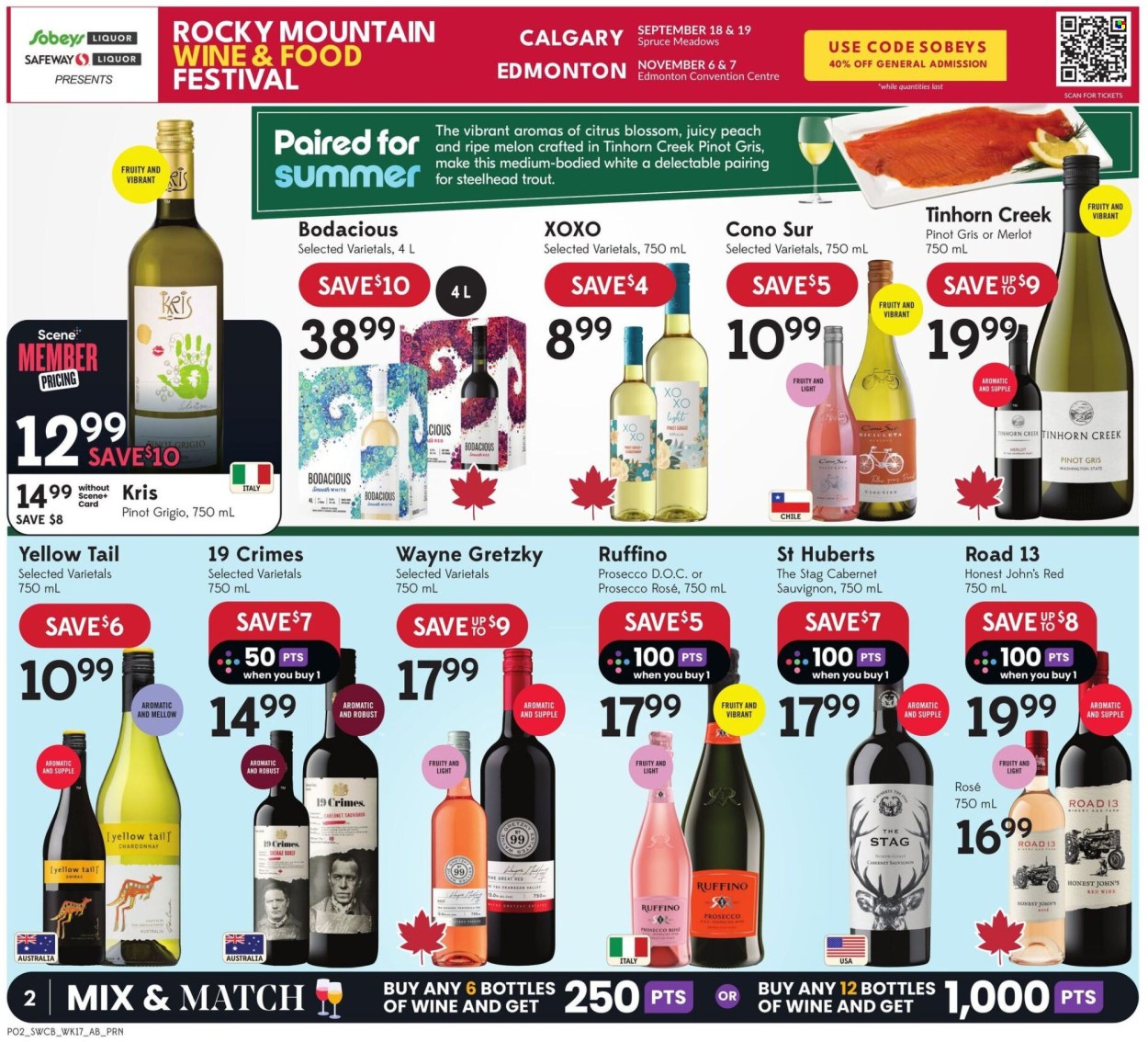 Sobeys Liquor flyer  - August 20, 2026 - August 26, 2026. Page 2