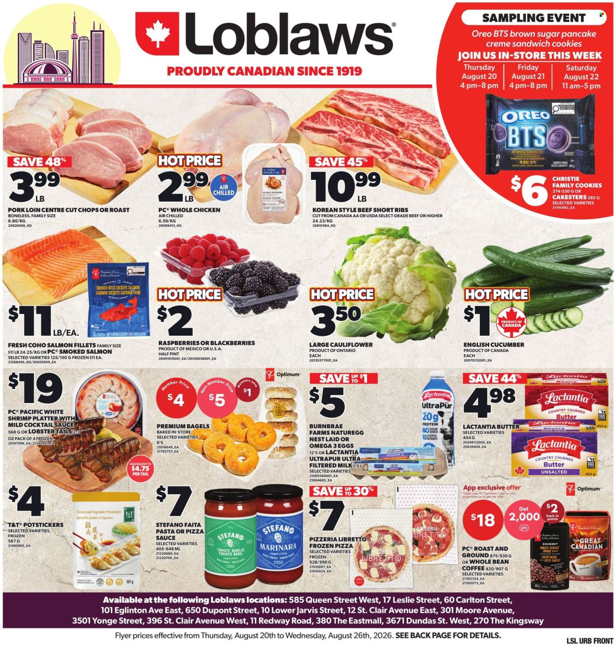 Loblaws flyer  - August 20, 2026 - August 26, 2026. Page 1