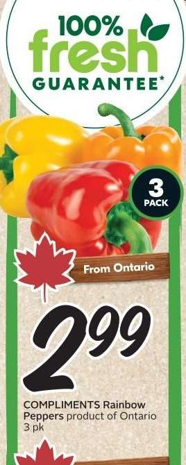 COMPLIMENTS Rainbow Peppers