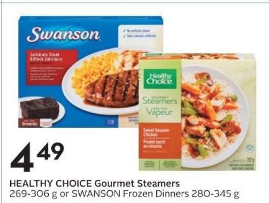 HEALTHY CHOICE GOURMET STEAMERS