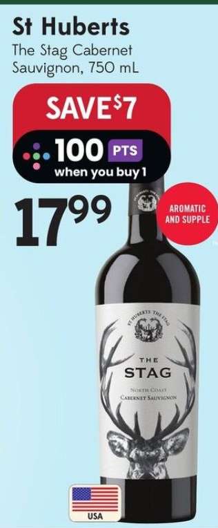 St Huberts The Stag Cabernet Sauvignon, 750 mL