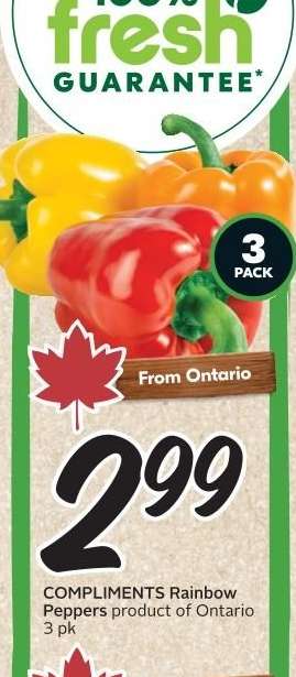 COMPLIMENTS Rainbow Peppers