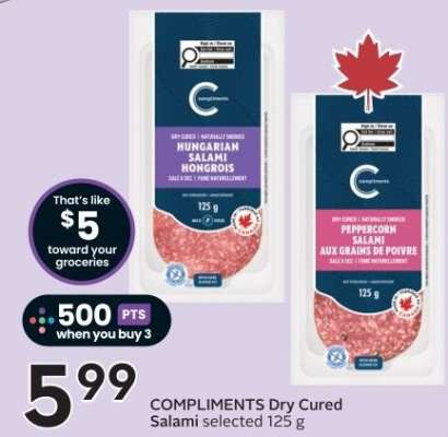 COMPLIMENTS Dry-Cured Salami
