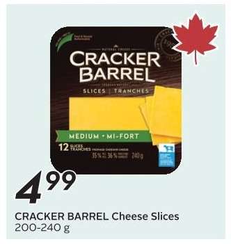 Cracker Barrel Cheese Slices