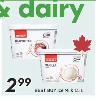BEST BUY Ice Milk 1.5 L