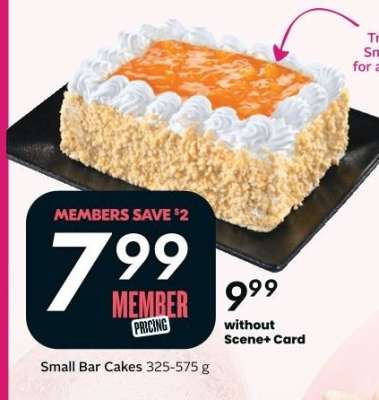 Small Bar Cakes