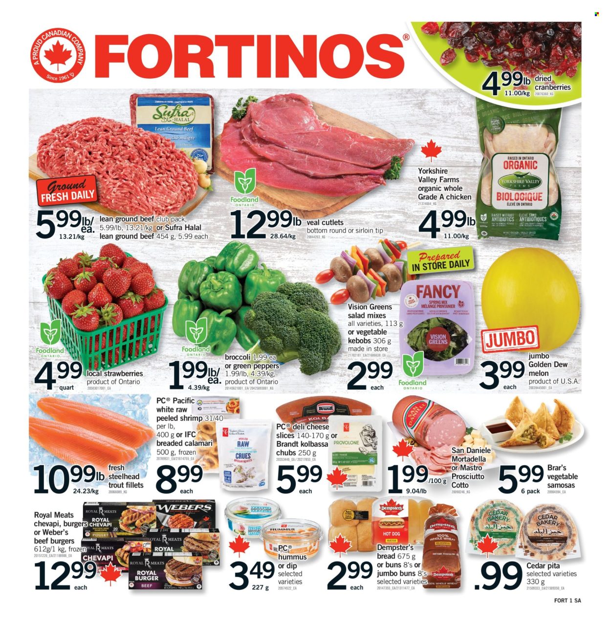 Fortinos flyer  - August 20, 2026 - August 26, 2026. Page 1