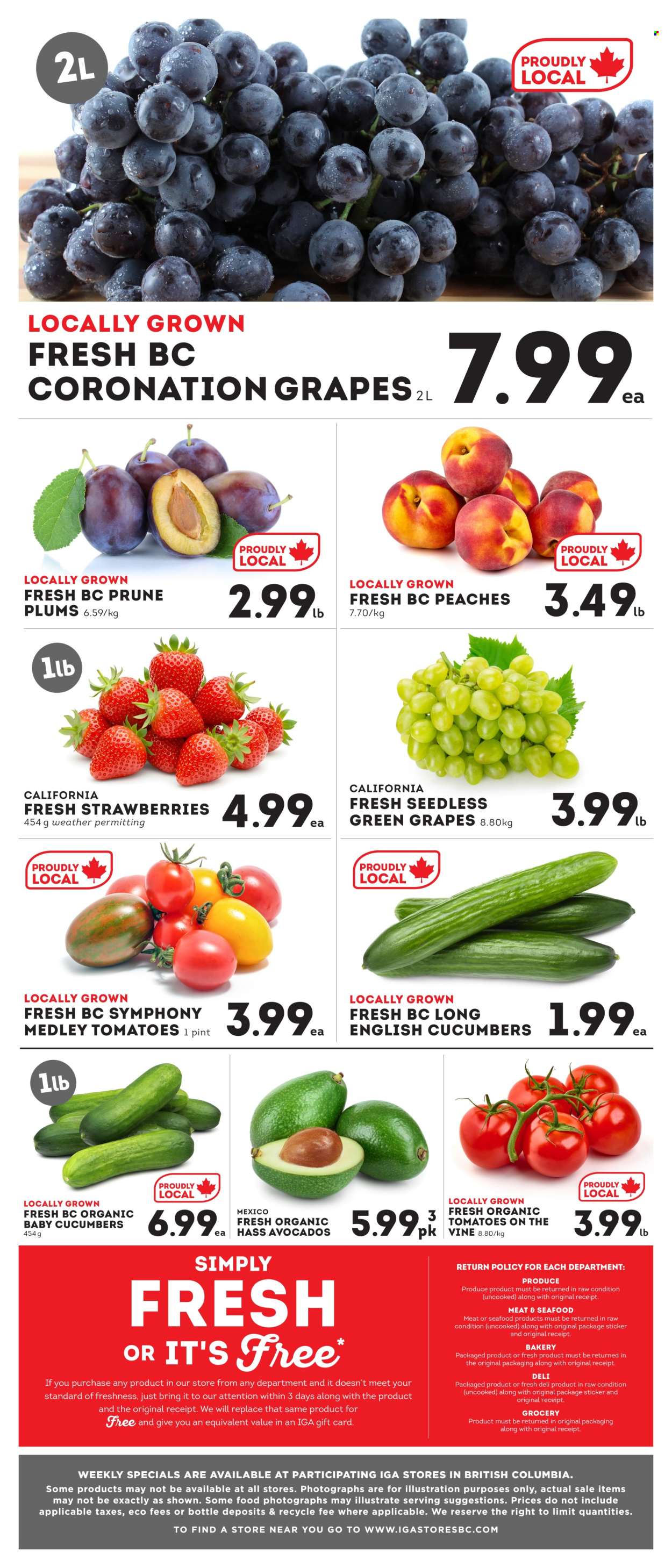IGA Simple Goodness flyer  - August 21, 2026 - August 27, 2026. Page 6