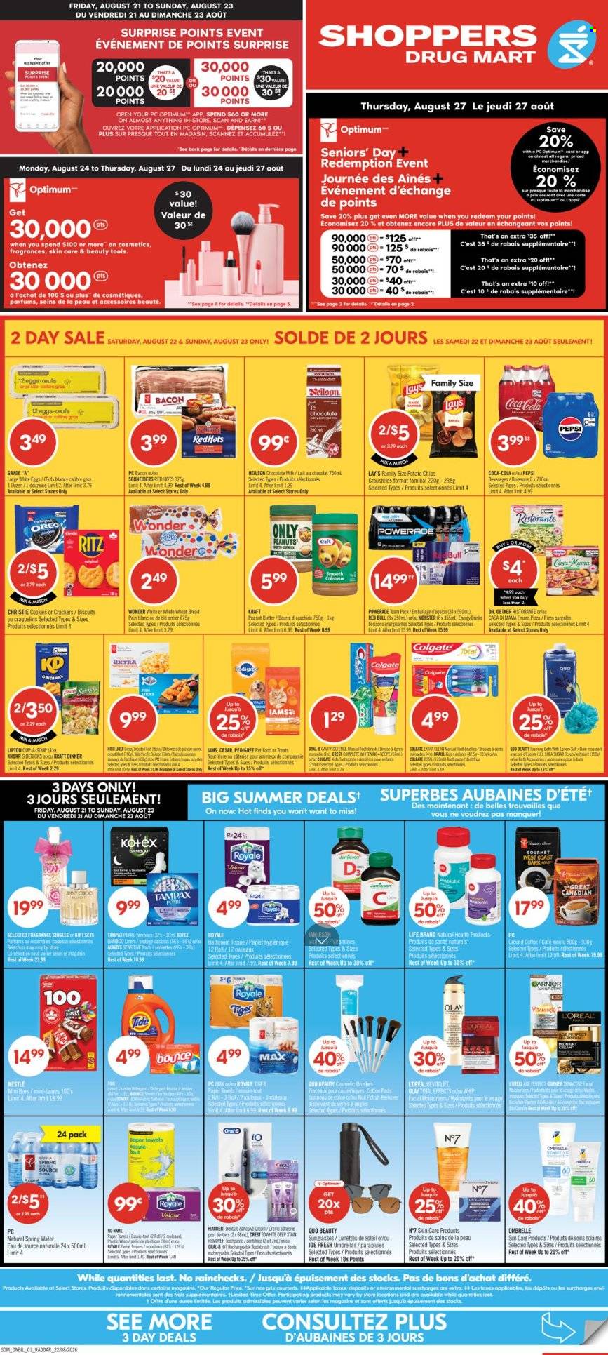 Shoppers Drug Mart flyer  - August 22, 2026 - August 27, 2026. Page 1