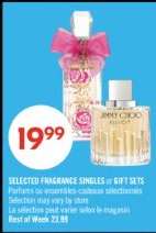 SELECTED FRAGRANCE SINGLES or GIFT SETS