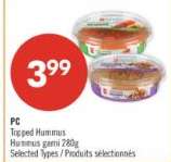 PC TOPPED HUMMUS