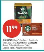 Starbucks K-Cup Coffee Pods