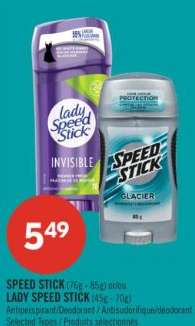 SPEED STICK / LADY SPEED STICK
