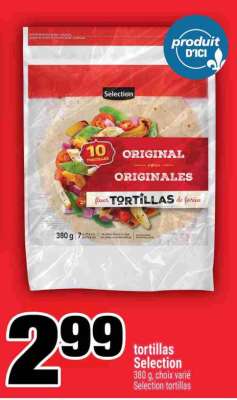 Tortillas Selection