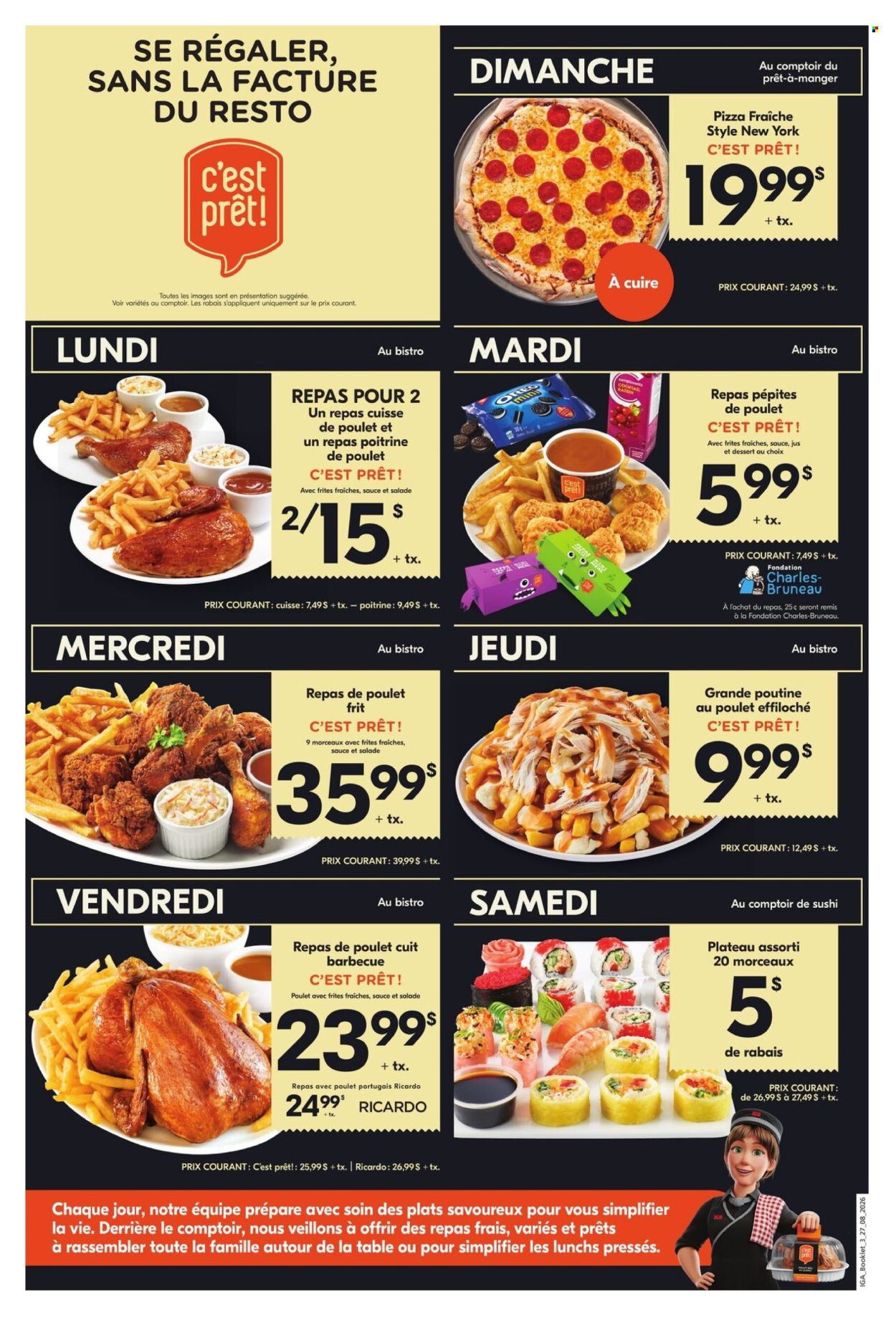 IGA flyer  - August 27, 2026 - September 23, 2026. Page 3