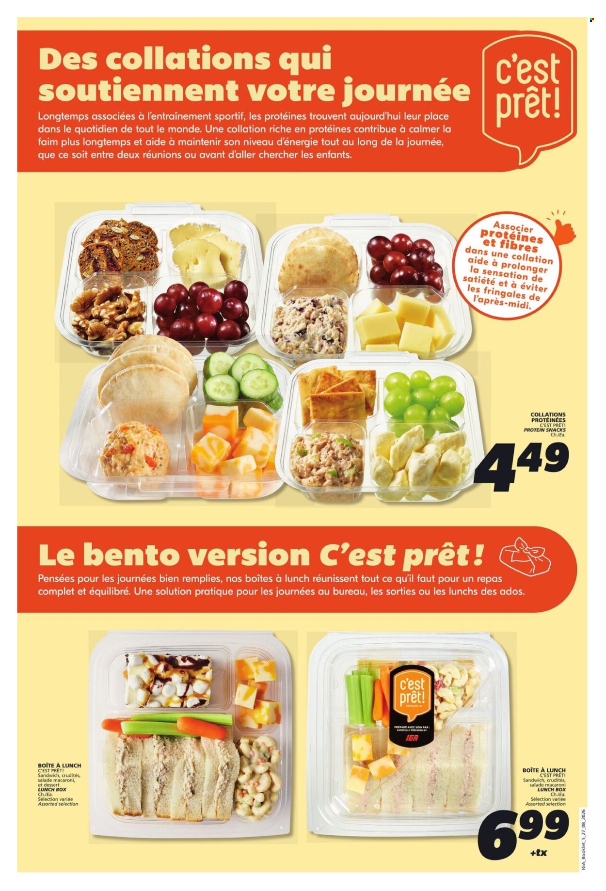 IGA flyer  - August 27, 2026 - September 23, 2026. Page 5
