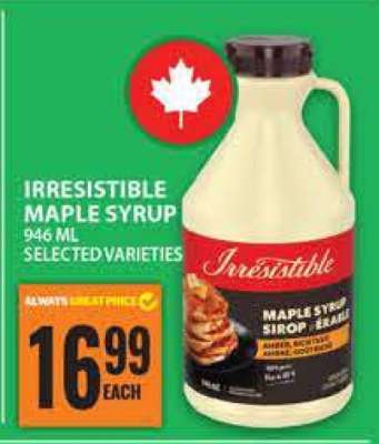 Irresistible Maple Syrup