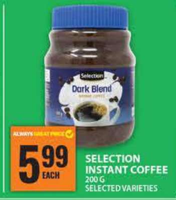 SELECTION INSTANT COFFEE