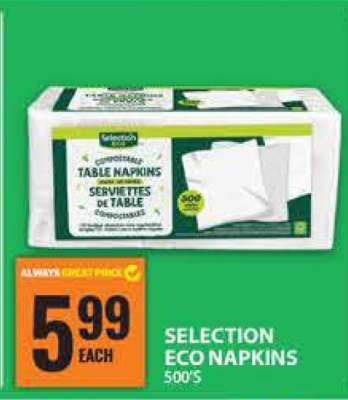 SELECTION ECO NAPKINS