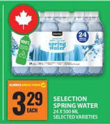 SELECTION SPRING WATER