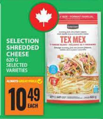 SELECTION SHREDDED CHEESE