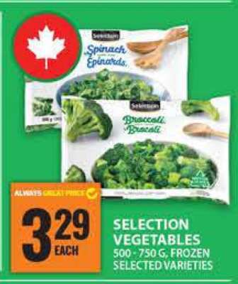 SELECTION VEGETABLES