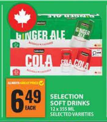 SELECTION SOFT DRINKS
