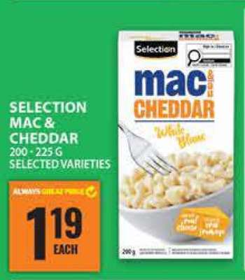 SELECTION MAC & CHEDDAR
