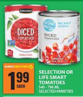 SELECTION OR LIFE SMART TOMATOES