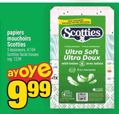 Papiers Mouchoirs Scotties