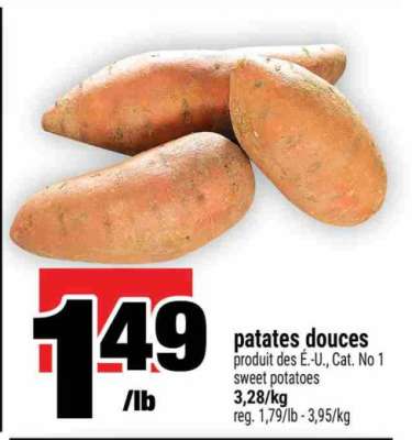 patates douces