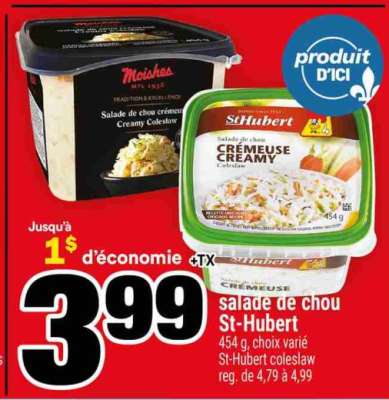 salade de chou St-Hubert