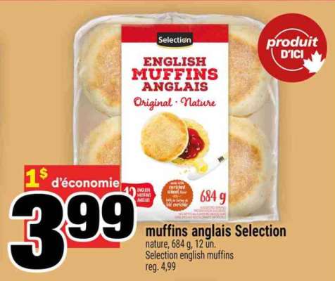 MUFFINS ANGLAIS SELECTION