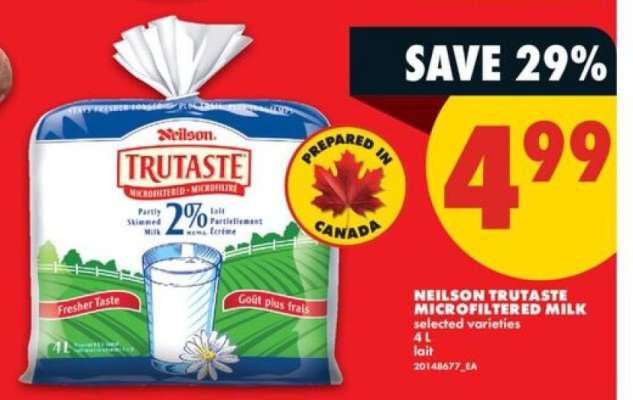 NEILSON TRUTASTE MICROFILTERED MILK