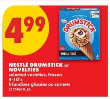Nestlé Drumstick or novelties