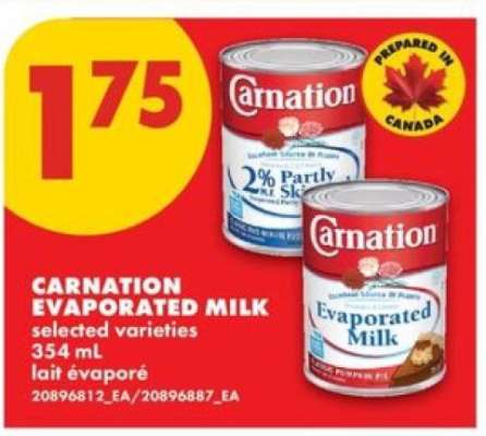 CARNATION EVAPORATED MILK